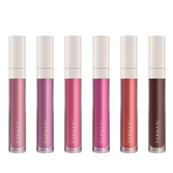 Set de 6 labiales liquidos Matte Matte New Shades