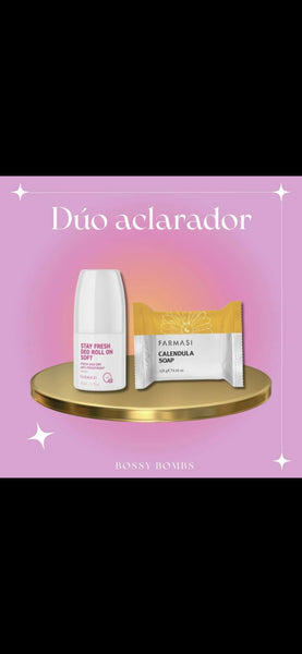Duo aclarador de axilas