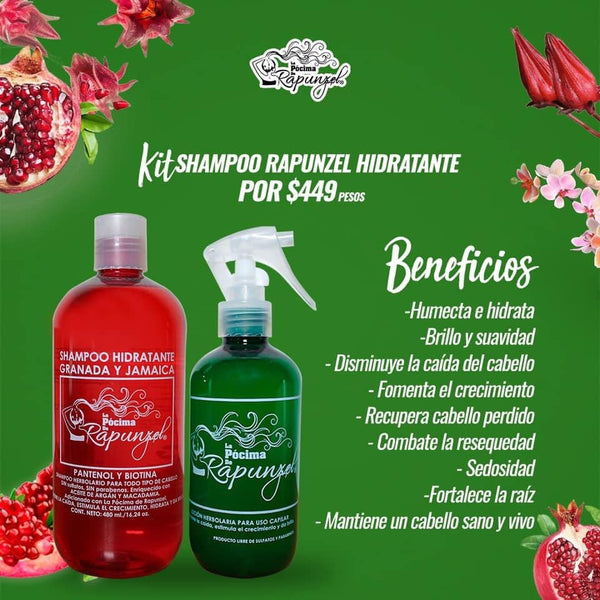 Kit Shampoo Rapunzel Hidratante